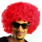 İ-Market Kırmızı Renk Kıvırcık Afro Bonus Peruk
