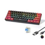 İ-Market Mekanik Rgb Klavye Blue Switch - Siyah Kırmızı MF1701BR