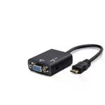 İ-Market Mini Hdmi To Vga Ses Çıkışlı Görüntü Dönüştürücü - Siyah HDX7762
