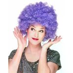 İ-Market Mor Renk Kıvırcık Afro Bonus Peruk Parti Peruğu