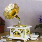 İ-Market Nostaljik Gramofon Müzik Kutusu