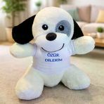 İ-Market Özür Dilerim Tişörtlü Sevimli Peluş Köpek
