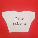 İ-Market Özür Dilerim Yazılı Peluş Oyuncak Tişörtü