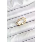 İ-Market Pirinç Gold Renk Zirkon Taşlı Vintage Kadın Yüzük TJ-BYK3832