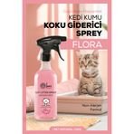 I PET NATURAL CARE Kedi Kumu Koku Giderici, Flora 500 ml | Koku Hapseden Doğal Ferahlık Spreyi