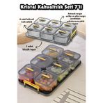 İ&A HOME Kristal Kahvaltılık Seti 7'li Takım Sunum Luk