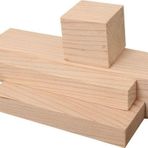 İahşap 3x3x25 Cm Silinmiş (12 Adet) Köknar Kereste Ahşap Çıta