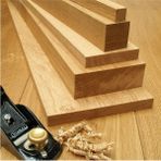 İahşap 4x4 cm x 90 cm 1 Adet Meşe Ahşap Çıta Taslak Tahta Blok ve Kereste