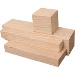 İahşap 9x9 cm x 200 cm 1 Adet Köknar Göknar Ahşap Çıta Taslak Tahta Blok ve Kereste