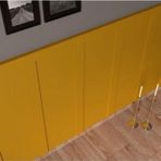 İahşap Dekoratif 10 Cm İskandinav Duvar Çıtası 5 Adet 10 X 100 Cm Ev Ofis Dekorasyonu 6 Mm Mdf