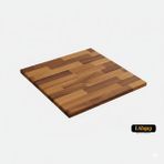 iAhşap Kare Kayın Masif Masa Tablası |masif Kayın Ahşap Ofis ve Yemek Masası Üstü No6 - Meşe - 70x70 cm - Kalınlık: 3 cm