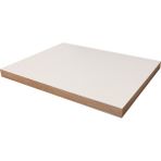 İahşap Mdf 2 Adet Beyaz Plaka Tabaka