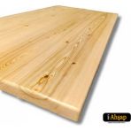 iAhşap Sedir Masif Masa Tablası | Sedir Dikdörtgen Ahşap Ofis ve Yemek Masası Üstü No7 - Çam - 90x140 cm - Kalınlık: 5 cm