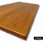 iAhşap Sedir Masif Masa Tablası | Sedir Dikdörtgen Ahşap Ofis ve Yemek Masası Üstü No7 - Meşe - 50x120 cm - Kalınlık: 4 cm