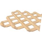 iAhşap Seperatör Ahşap Kendin Yap Tasarım ( Balık Sırtı ) - 100x100 cm 1 Adet