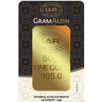 İar 50 gram Külçe Altın 24 Ayar