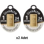 İAR VEYA NADİR GOLD 1 gr 24 Ayar 995 Milyem Altın 2 Adet Yatırım ve Hediye Seçeneği