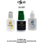 IB İpek Kirpik Yapıştırıcı Yeşil Kapak Primer Remover Seti