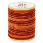 IBA Indianbeautifulart Çok Amaçlı Yünlü İplik Kırmızı ve Turuncu Renk Arkadaşlık Bileklikleri Floş Nakış Dikiş İpliği Hafif Dokuma Tığ İşi İplik 1 Paket