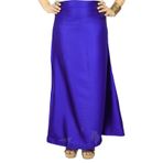 IBA Indianbeautifulart Hint Saten İpek Petticoat Bollywood Düz İç Etek Astar Sari İçin Hediye, Mor-1, One Size