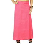 IBA Indianbeautifulart Sari için Sağlam Bollywood Pamuk İç Etek Dikişli Hint İç Etek Astarı, Pembe, One Size