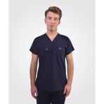 İba Medikal Flexcool Likralı Lacivert Hemşire Forması - 2XL