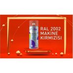 İba R9505 Mat Siyah Sprey Boya - Makine Kırmızı