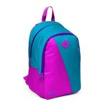 İbag İki Bölmeli Yeşil-Pembe Kız Okul Sırt Çantası