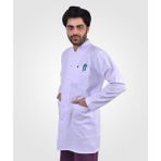 İbamed Erkek Hakim Yaka Beyaz Doktor Eczacı Öğretmen Vizit Önlük - 2XL