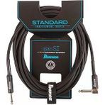 Ibanez Si Serisi (Standart) Enstrüman Kablosu - Düz Açılı Fiş - Jak - Jak, Siyah - 6,10 M / 20 Ft (Si20l)