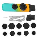 ibasenice 1 Takım Çift Delik Kazoo Müzik Aleti Kazoo Saksafon Kazoo Enstrümanı Gitar Hassas Kazoo Metal Kazoo Ip Kazoo Ayarlanabilir Flüt Yüksek Teknoloji Ürünü Plastik Malzeme Çocuk