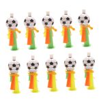 ibasenice 10 Parça Taşınabilir Emniyet Havalı Korna Müzikal Yüksek Yapıcı ıslık Futbol Oyuncakları Futbol Maçı Kornası Futbol Kornası Trompet Çalmak Mini Çocuk