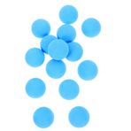 ibasenice 12 Adet vur bana ördek hafif oyuncaklar Eğlenceli oyuncak oyun parkı gumball yedekleri gumballs makineleri kapsül kapları otomat kapları eva köpük topu çocuklar için küre Sky-blue