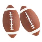 ibasenice 2 Adet çocuklar ragbi çocuk topu eğitim ragbi topu yürümeye başlayan top mini ragbi çocukların rugby oynamasını teşvik edebilir profesyonel futbol spor eğitimi için ragbi topu pvc