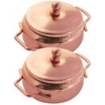 ibasenice 2 Adet Eğitici Mini Ocaklar Mini Saksı Modeli Kapaklı Kahvaltı Takımları Mutfak Mini Tencere Diy Oyuncak Ev Malzemeleri Güneş Enerjili Duş Mini Güveç Alaşım Kavanoz Çocuk Metal