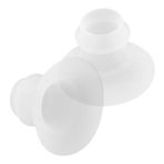 ibasenice 2 Adet Göğüs Pompası Dönüştürücü Söğüt Pompa Parçaları Pompa Için Flanş Uçları Pompa Flanş Boyutları Flanş Boyutu Emzirme Aracı Giyilebilir Pompa Ekleri Transparent Silika Jeli