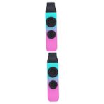 ibasenice 2 Takım Çift Delik Kazoo Elektrikli Gitar Bas Gitar Ayarlanabilir Kazoos Kazoo Aletleri Müzikal Kazoos Kazoo Trompet Yüksek Teknoloji Ürünü Plastik Malzeme Metal Müzik Aleti Çocuk