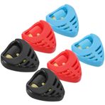 ibasenice 3set Gitar Penası Kutusu Tutucu Gitar Penası Damla Şeklinde Yapıştırma Fonksiyonu Için Şık Mini Saklama Kutusu 6 Adet * 3