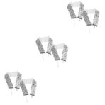 ibasenice 3set Moda Choker Kolye Payetler Kadın Kısa Choker Kostüm Aksesuarı Parti Takı Günlük Kullanım İçin Zarif Kolye 2 Adet*3