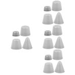 ibasenice 4 Takım Ocarina Alto Saksafon Kapağı Flüt Kollu Flüt Malzemeleri Flüt Kol Teneke Düdük Enstrüman Malzemeleri Enstrüman Parçaları Akordeon Beyaz Silika Jeli