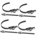 ibasenice 4Pcs Roller The Skating Shoes Buckle Roller Skating Accessories Ice Skates Buckle Strap Skating Shoes Straps Skates Shoes Belt Ice Skating Shoes Strap Skate Yedek Sapanlar Bant