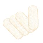 ibasenice 4pcs Sheepsin Cello Köprü Koruyucu Pedler String Instruments Viyolonsel Ve Keman Köprüsü Koruması Için Slip Mat