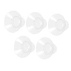 ibasenice 5 Adet Göğüs Pompası Korna Boyutu Dönüştürücü Flanş Ekler 17mm Flanş Ekler 21mm Giyilebilir Göğüs Pompası Flanş Ekleri Flanş Ekler 15mm Boynuz Kapağı Anne Silika Jeli Evrensel