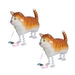 ibasenice 5 Adet Hava Yürüteç Balonları Yürüyen Folyo Balon Yürüyen Kedi Balonları Hayvan Balonları Kedi Folyo Balonlar Yürüyen Hayvan Balonu Yürüyen Pet Balon Oyuncak Şişme Süslemeler Çocuk