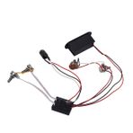ibasenice Bas Gitar Ton Kontrolü Için 2 Bant Ekolayzer Eq Preamp Devresi Gu50 Uyumlu