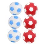 ibasenice Değiştirilebilir Masa Futbolu Seti 6 Mini Futbol Topu 32mm Çap Masa Futbolu Masaları Için