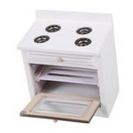 ibasenice Dollhouse Mutfak Sobası Mini Mobilya Modeli Mini Ocak Pervanesi Minyatür Mobilya Mini Ev Pervane Minyatür Ev Pervane Mini Ocak Modeli Küçük Ev Mobilyaları Mini Mobilya Pervane