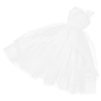 ibasenice Gelin Gelinlik Oyuncak Bebek Parti Elbisesi Mini Kraliyet Gelinlik Bebek Gelinlik Bebek Peri Kostüm Aksesuarları Bebek Düğün Elbisesi Kıyafetler Polyester Prenses Bebek Giysileri