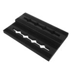 ibasenice Gitar Efektleri Kurulu Efekt Pedalı Kurulu Gitar Efektleri Pedal Kurulu Elektro Gitar Efektli Pedal Board Küçük Pedalboard Küçük Gitar Pedalı Kurulu Siyah Eva