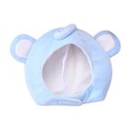 ibasenice Karikatür Şapka Peluş Hayvan Şapkası Cosplay Şapkalar Yumuşak Sıcak Şapkalar Komik Şapkalar Çocuklar Hayvan Şapkası Peluş Kap Kostüm Şapka Peluş Fil Kap Sky-blue
